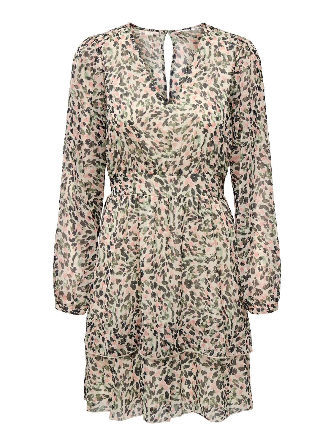 ONLADELE Kurzes Kleid Sandshell
