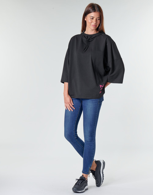 Emporio Armani EA7 - TRAIN GRAPHIC SERIES W HOODIE CN GRAPHIC INSERT - Noir/Fleuri Multico