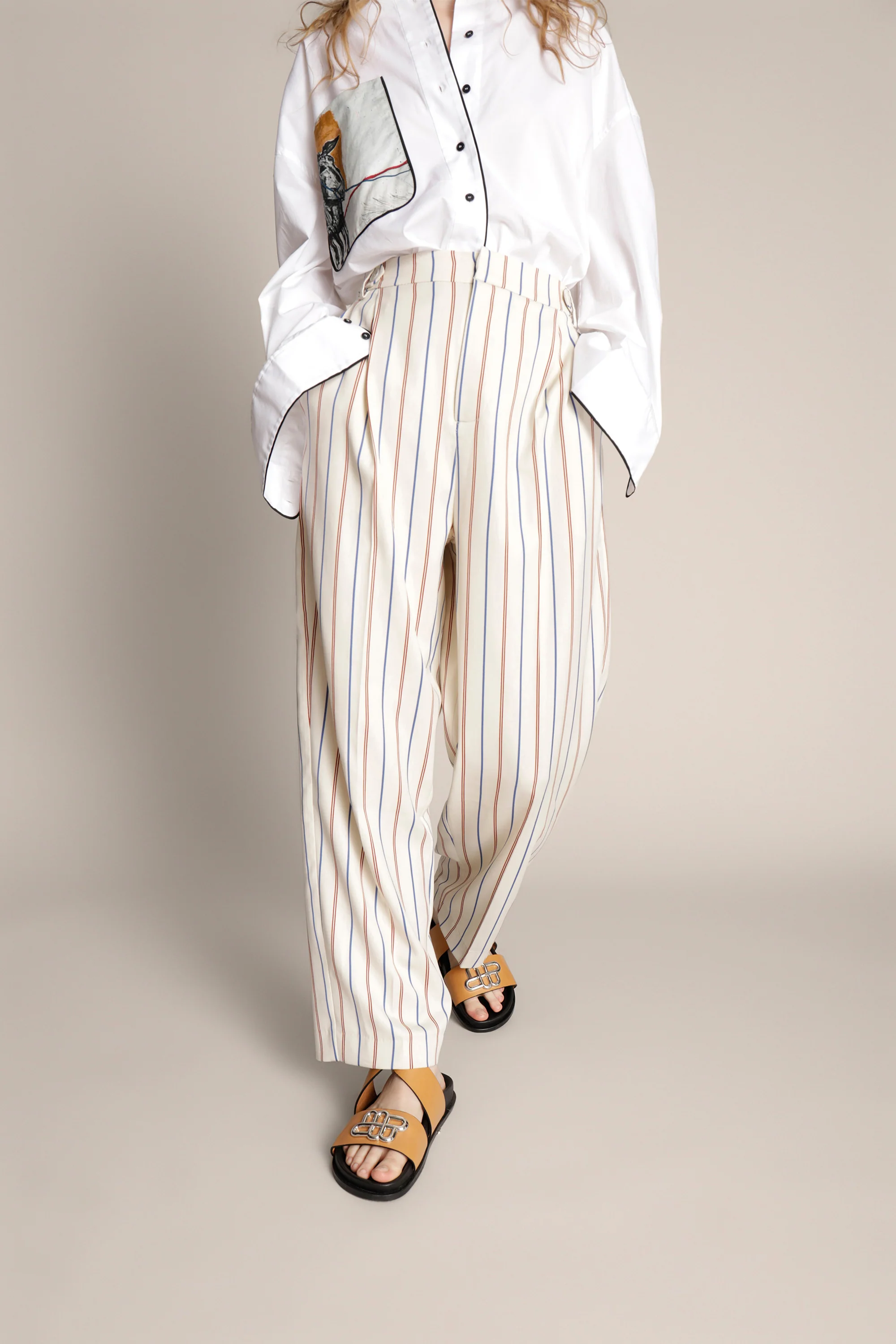 MUNTHE  Monsoon bukser - Ivory