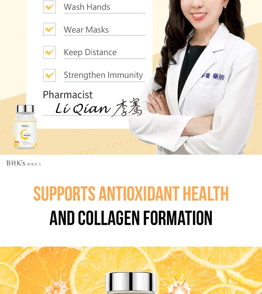 BHK's - Vitamine C Dubbellaags Tabletten