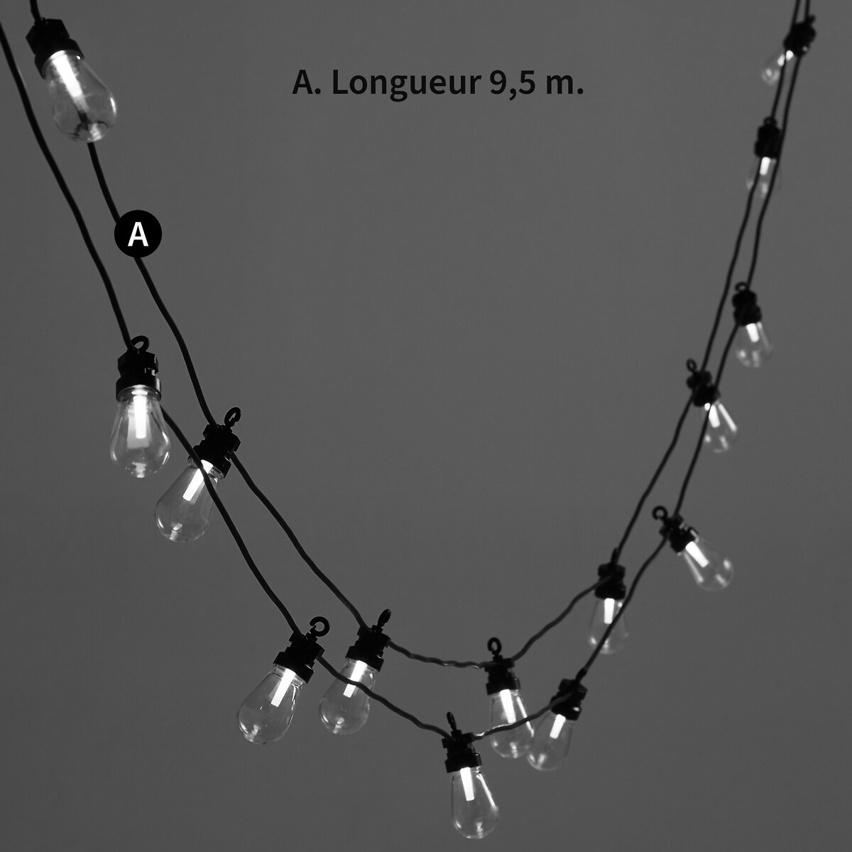 SO'HOME<br>Guirlanda luminosa decorativa, Masti