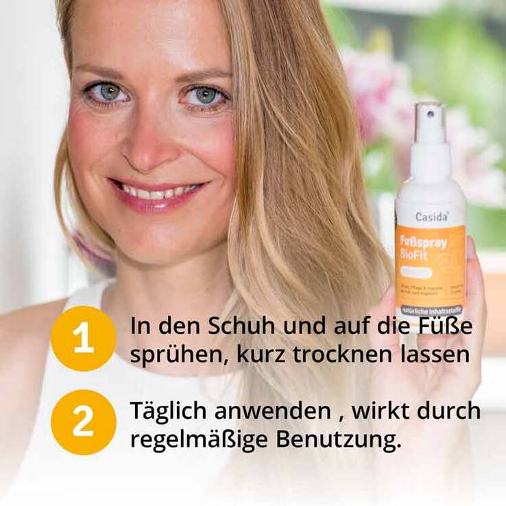 Fussspray Biofit pflanzlich, 100 ml