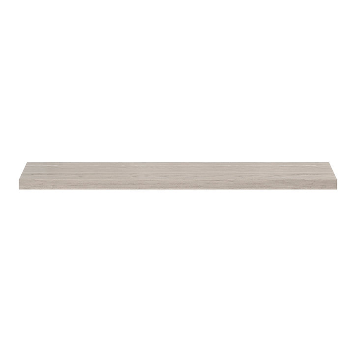 Tablette murale avec fixation invisible GoodHome Cusko effet chêne clair 118 cm