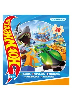 Kärnan Hot Wheels Trepuslespill 30 Brikker