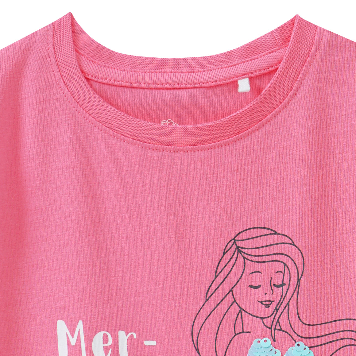 Topolino Mädchen T-Shirt mit Wendepailletten pink