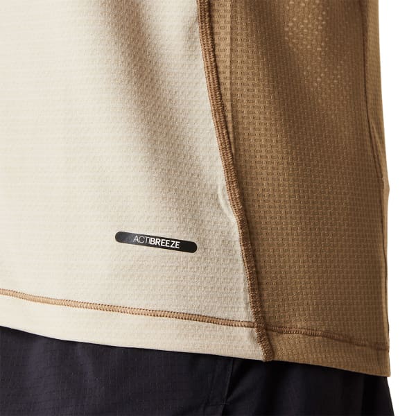 T-shirt running ASICS FUJITRAIL SS TOP GREY/PEPPER