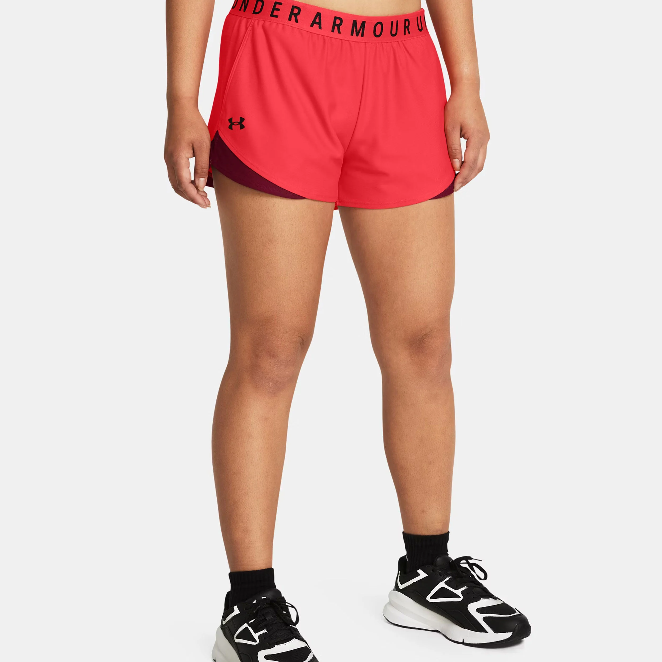 Under Armour Play Up 3.0 Shorts Femmes - Rouge
