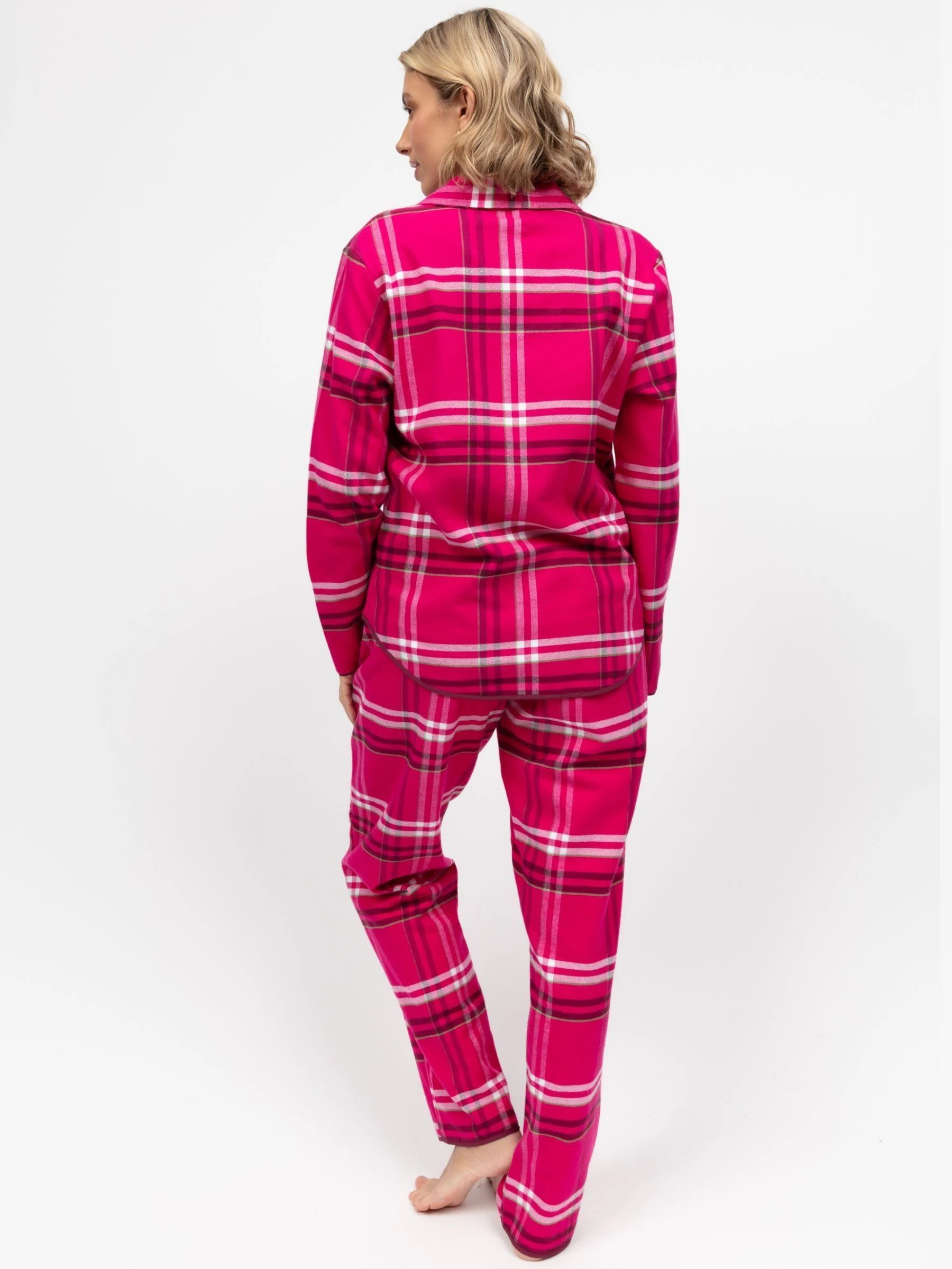 Cyberjammies geruite pyjamaset met lange mouwen