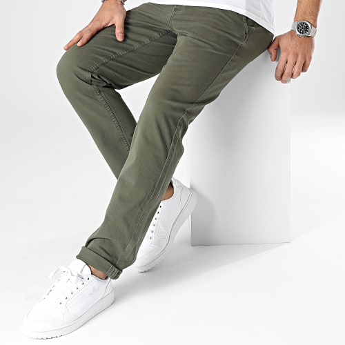 Pantalon Chino Slim 39900 Vert Kaki