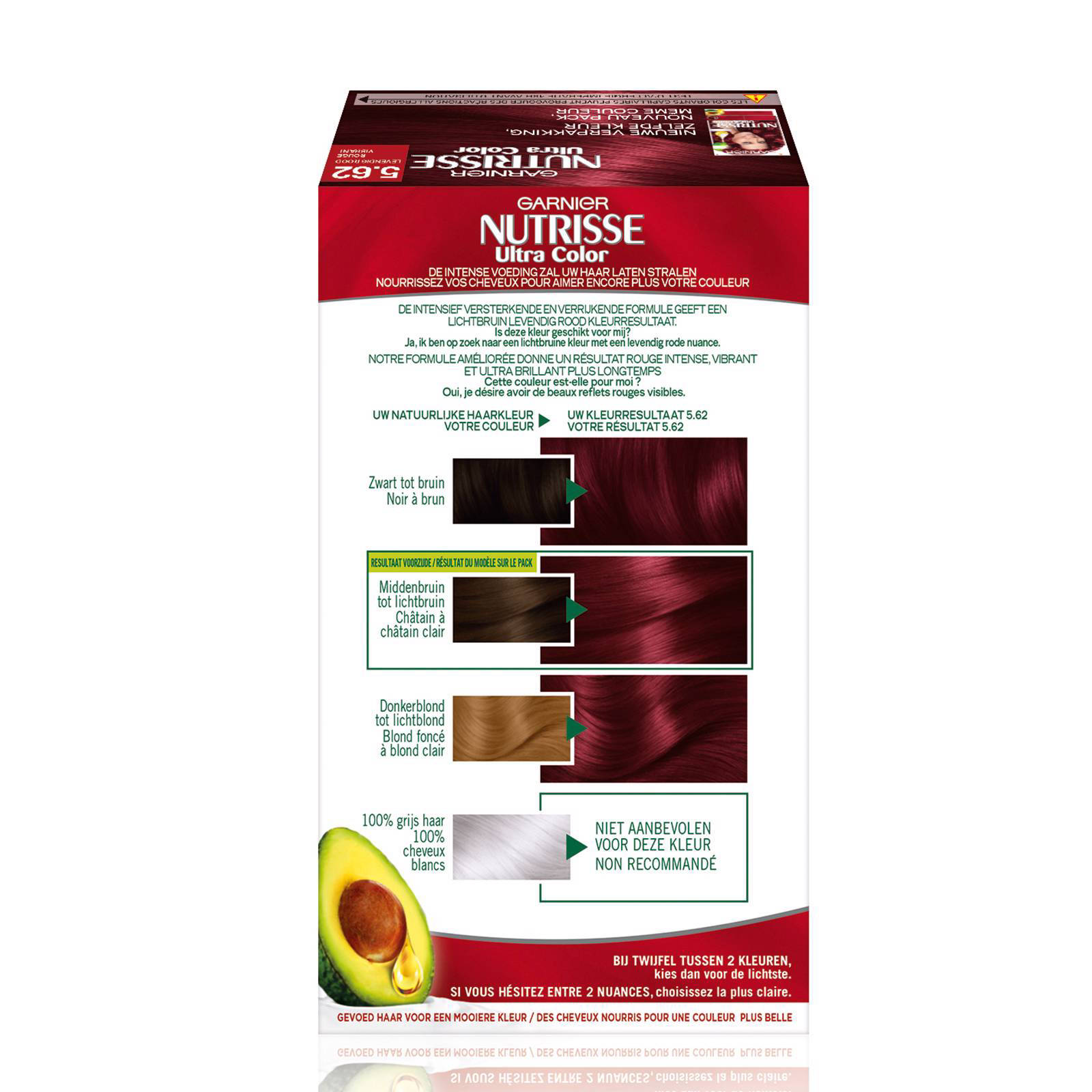 Garnier Ultra Crème haarkleuring - 5.62 - Levendig Rood