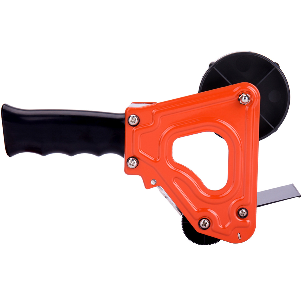 (24x16cm) Klebeband Hand Abroller Packband Tape Spender für 75mm Klebeband Rollen - Schwarz / Rot