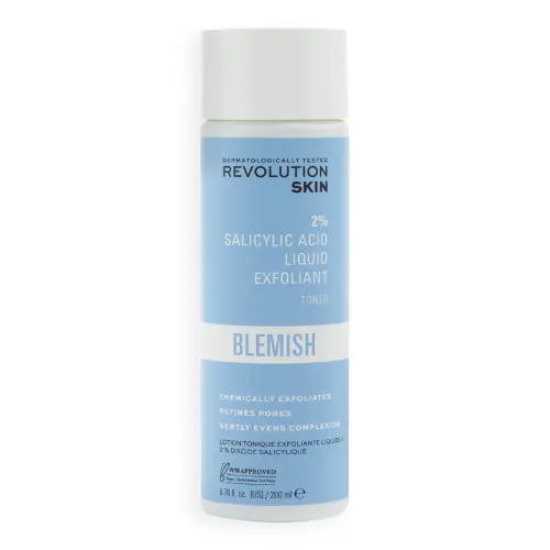 2% Salicylic Acid BHA Anti Blemish Liquid Exfoliant Toner