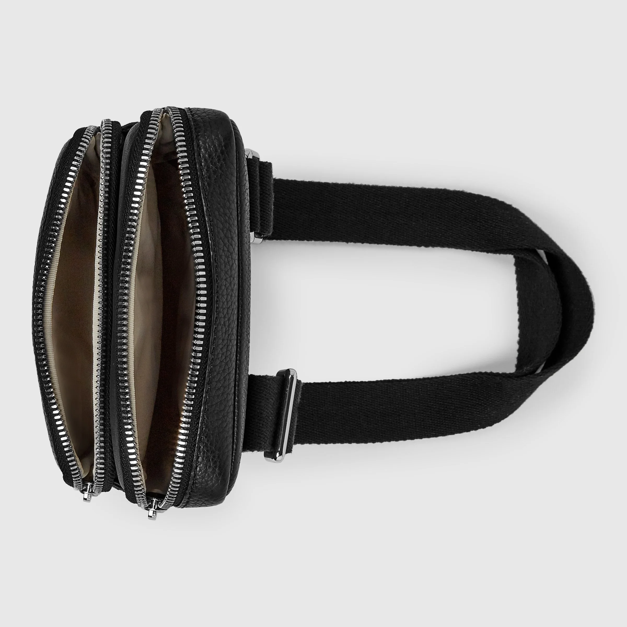 ECCO Textureblock Umhängetasche aus Leder Schwarz 17X23X6 cm