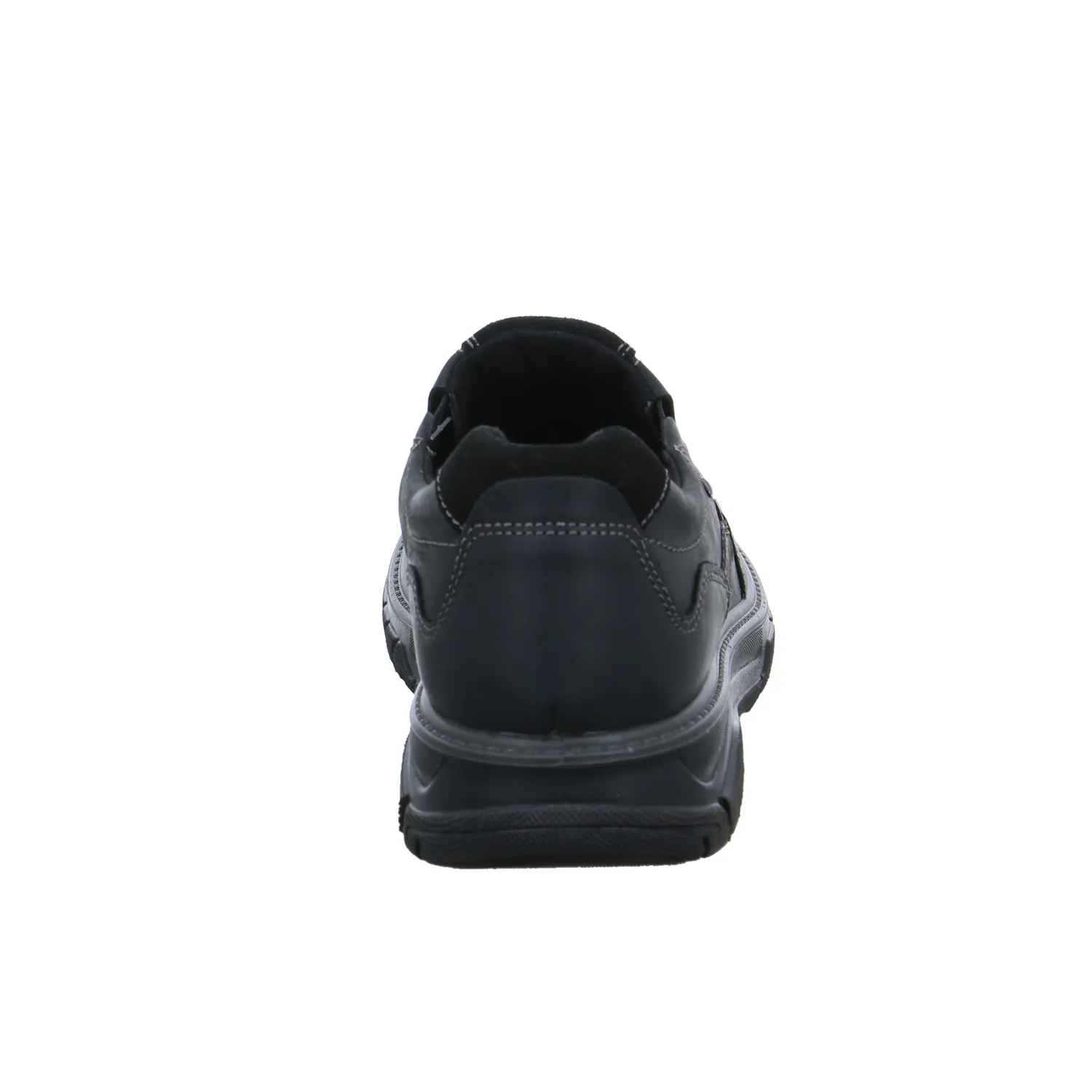 IMAC Halbschuh-Schlüpfer Schwarz Leder
