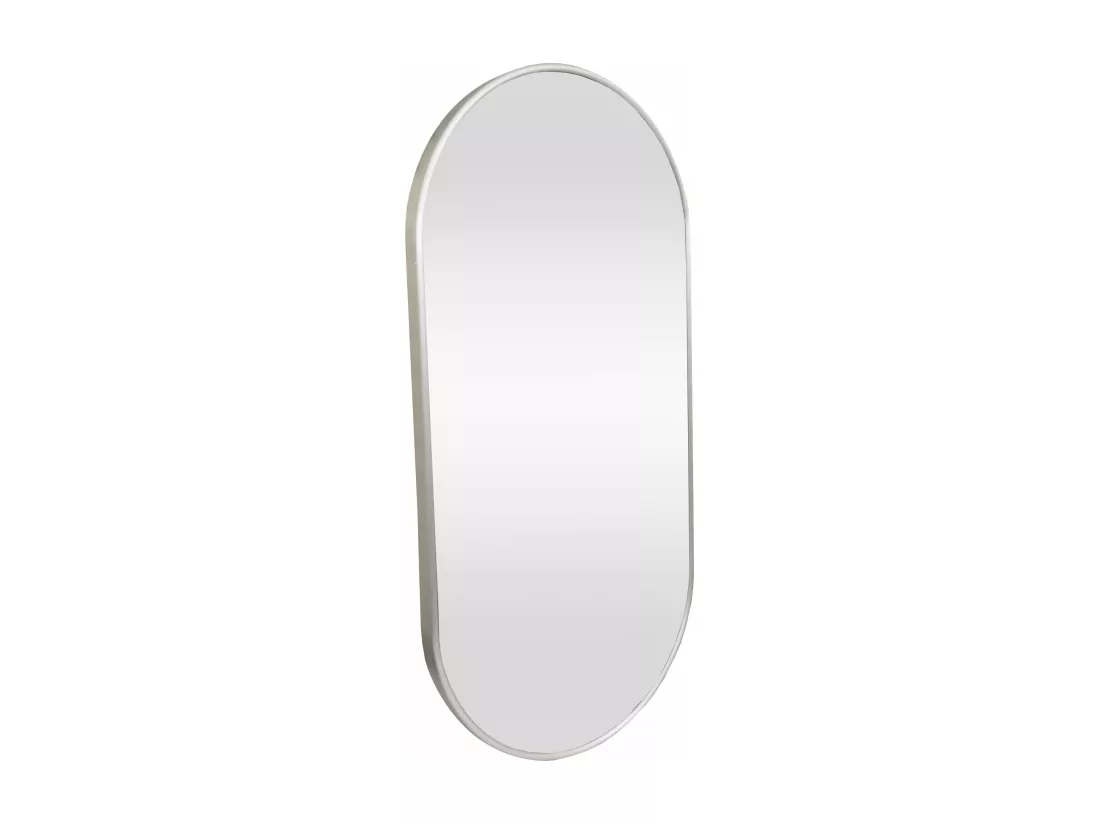 Miroir mural ovale 40 argenté 80 x 2.8 x 40 cm 03_0007953
