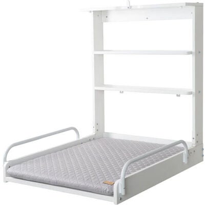 Roba Veggstellebord inkl. Roba Style Stellematte, White/Grey