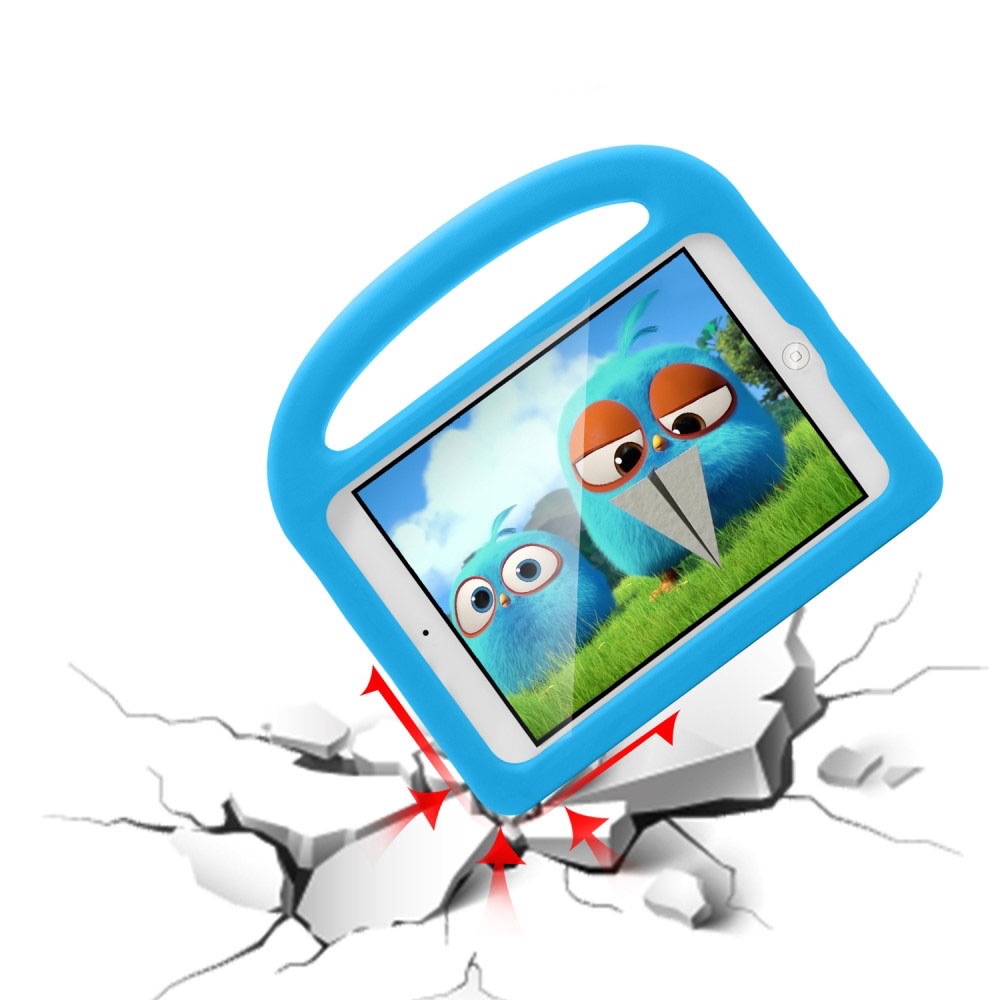 iPad 9.7 (2018/2017) / iPad Pro 9.7 / iPad Air 2 / iPad Air Stossfeste Kinder Schaumstoff Hülle mit Griff   Kickstand - Blau