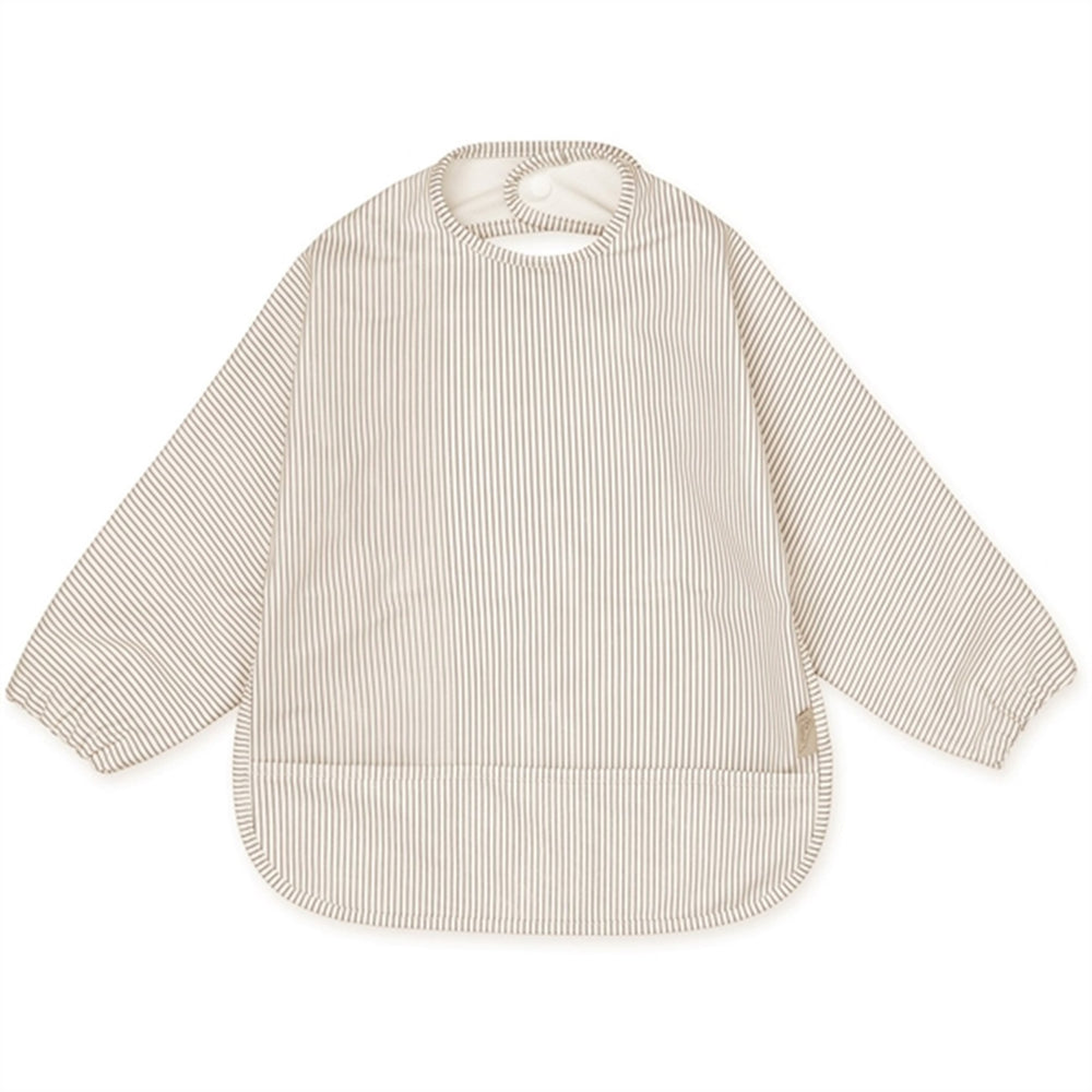 Forklæde m. Ærmer Classic Stripes Camel