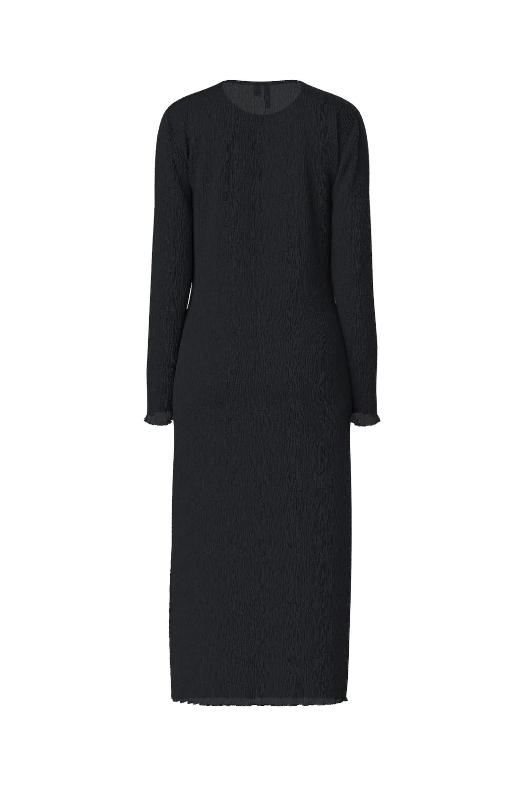 Pieces Pcflora Ls Midi Dress 4640493 black