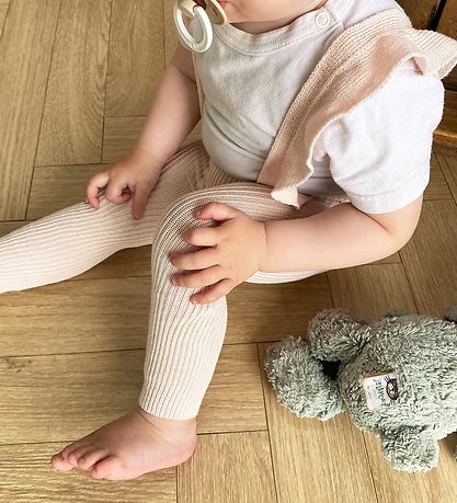 Condor Leggings m. Träger - Rib - Terrakotta