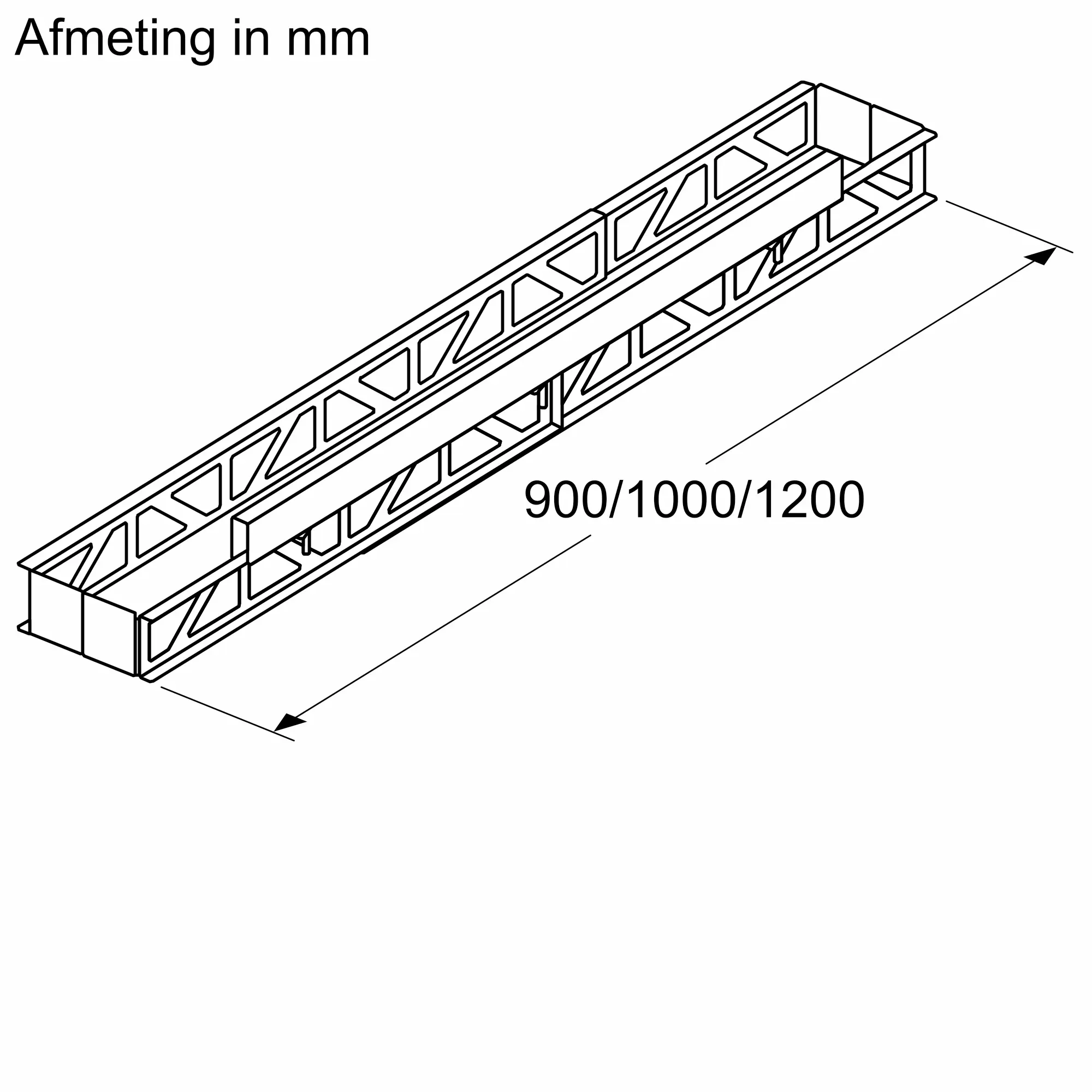 installatie toebehoren 780 mm DSZ8WW1Y2 • 17005506