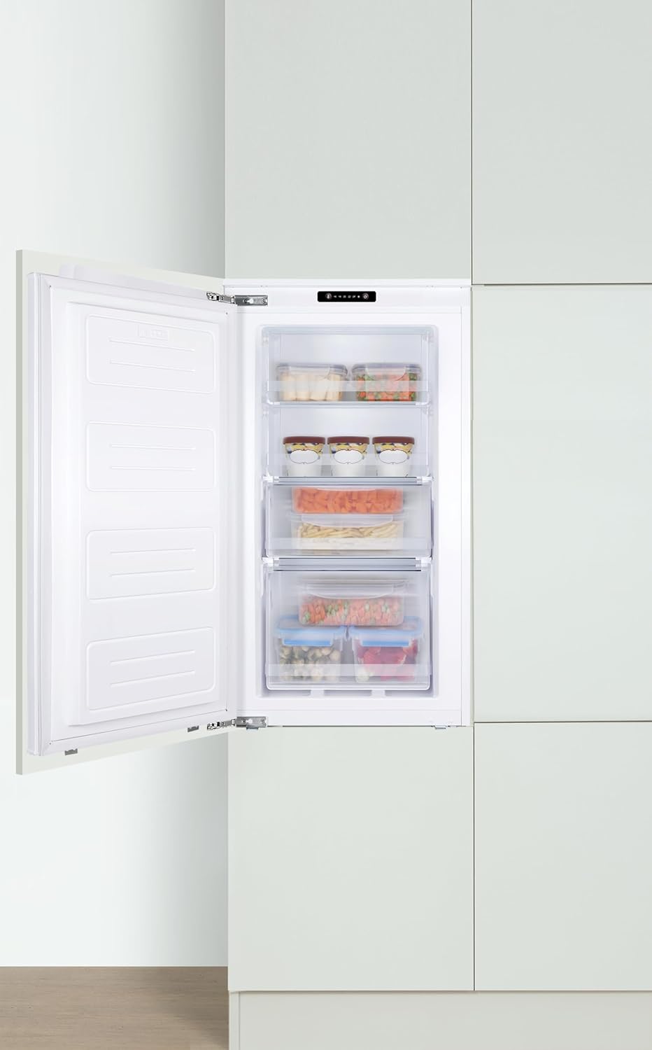 Amica EGS 16183-1 / Gefrierschrank / 880 mm Nische/Festtür-Technik/FrostControl/elektronische Steuerung / 4 Gefrierschubfächer/Inverter-Motor