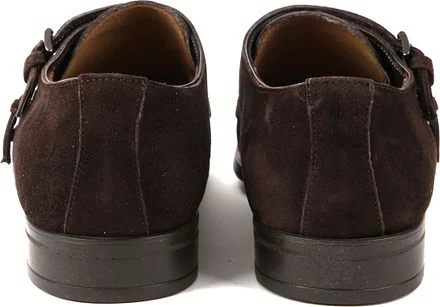Giorgio Amalfi Schoen Monk Strap Bruin Suede HE38203-490 kopen