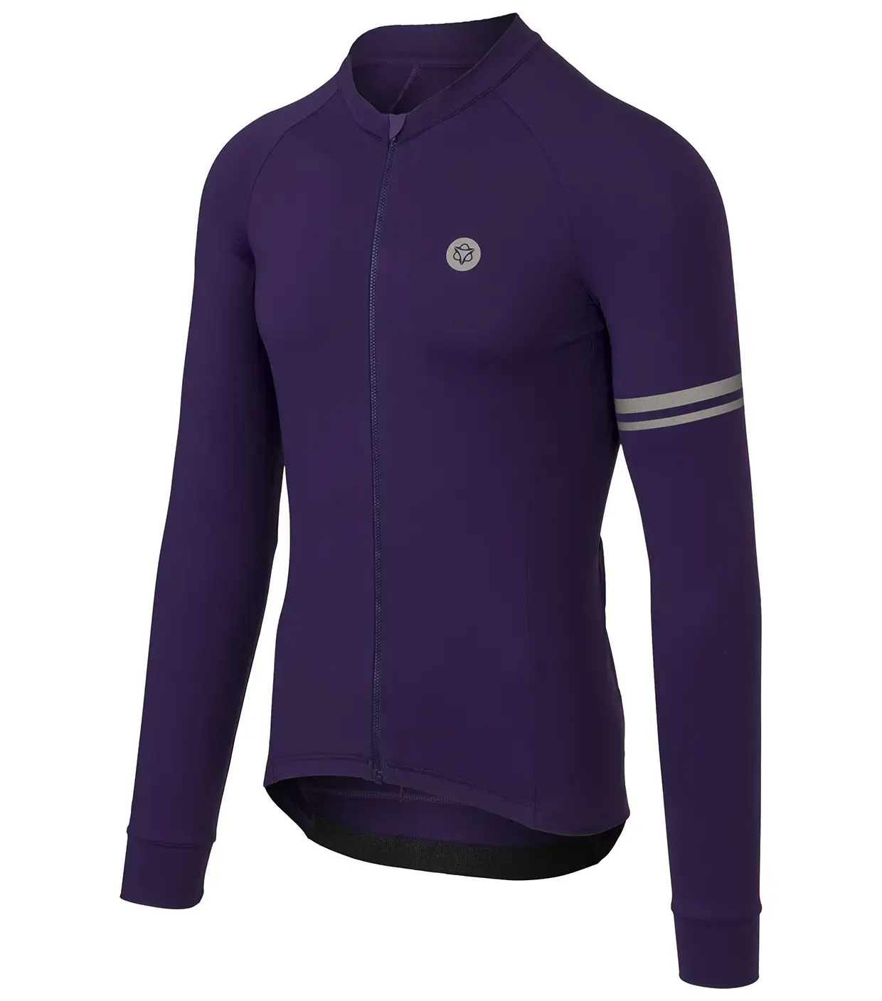AGU Performance Solid Fietsshirt Lange Mouwen Paars Heren