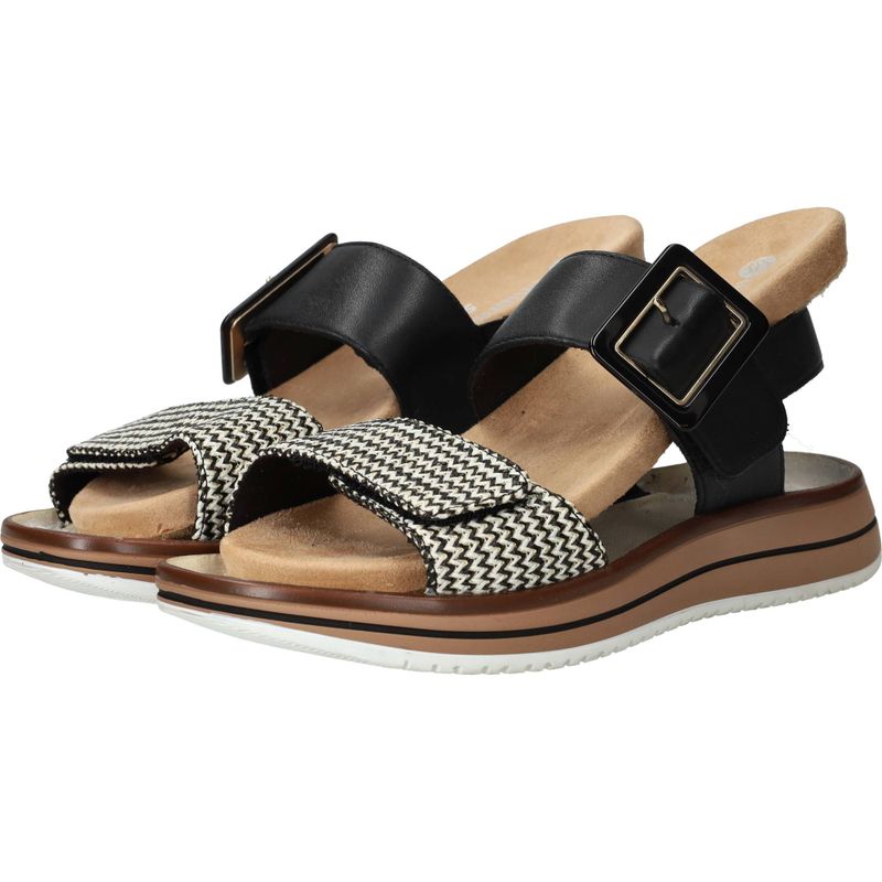 Remonte Sandalen Zwart Dames