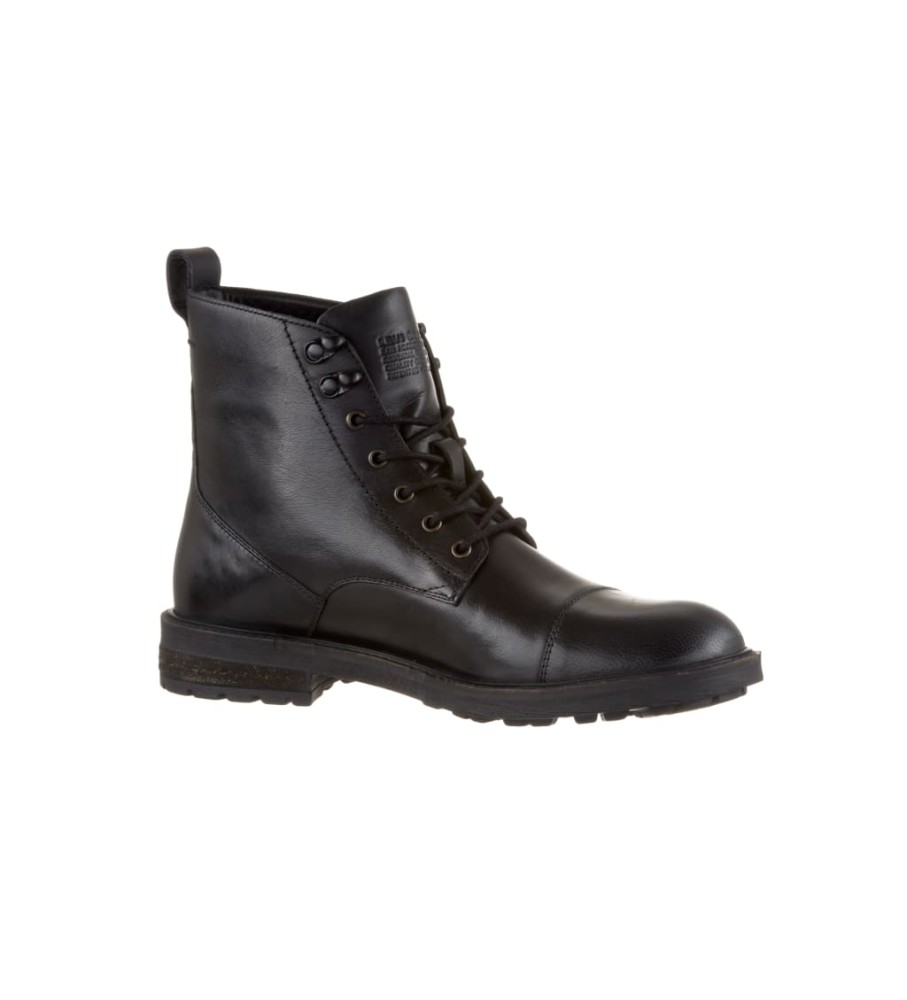Botas Levi's Emerson 2.0 de couro preto integral