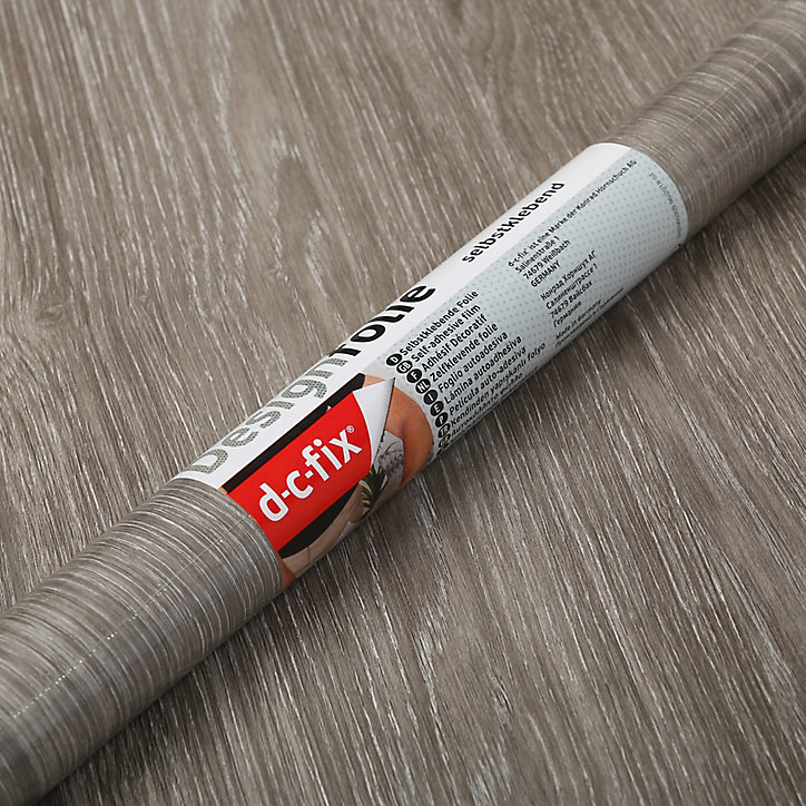 Adhésif décoratif d-c-fix® bois chêne Sheffield gris 2m x 0.45m