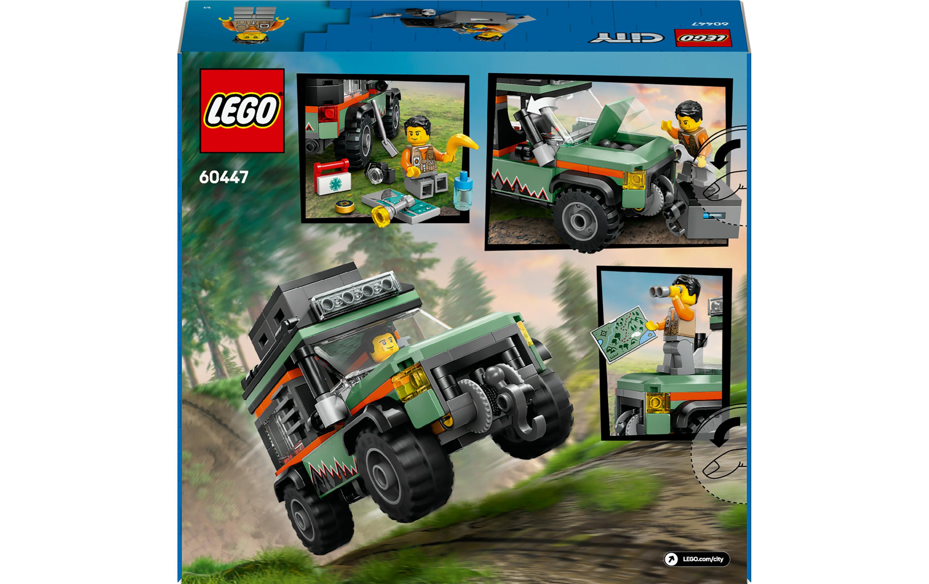 City Offroad Geländewagen 60460Vielseitiges Konstruktionsspielzeug zur Förderung der Kreativität und Fantasie