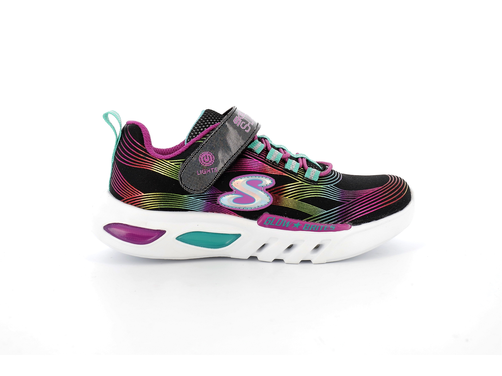 Skechers-GLOW BRITES Synthétique Multicolore