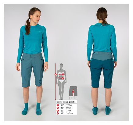 Short Femme Endura SingleTrack Lite Lie-de-vin