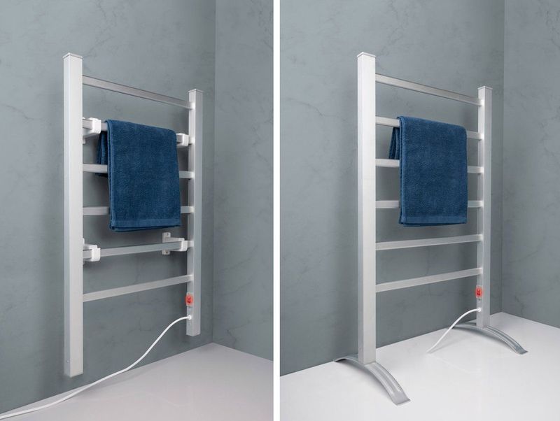 Dirt Devil Handdoekrek - Elektrische Handdoekradiator - 90x53cm - Aluminium