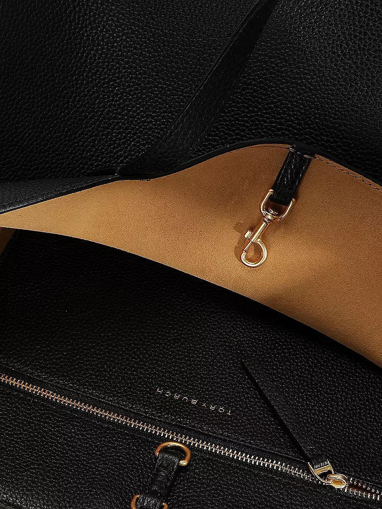 TORY BURCH Ledertasche - Shopper MCGRAW  schwarz