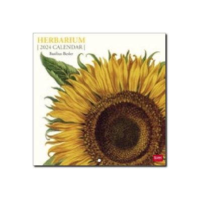 Legami - Calendrier mensuel 2024 - 18 x 18 cm - herbier