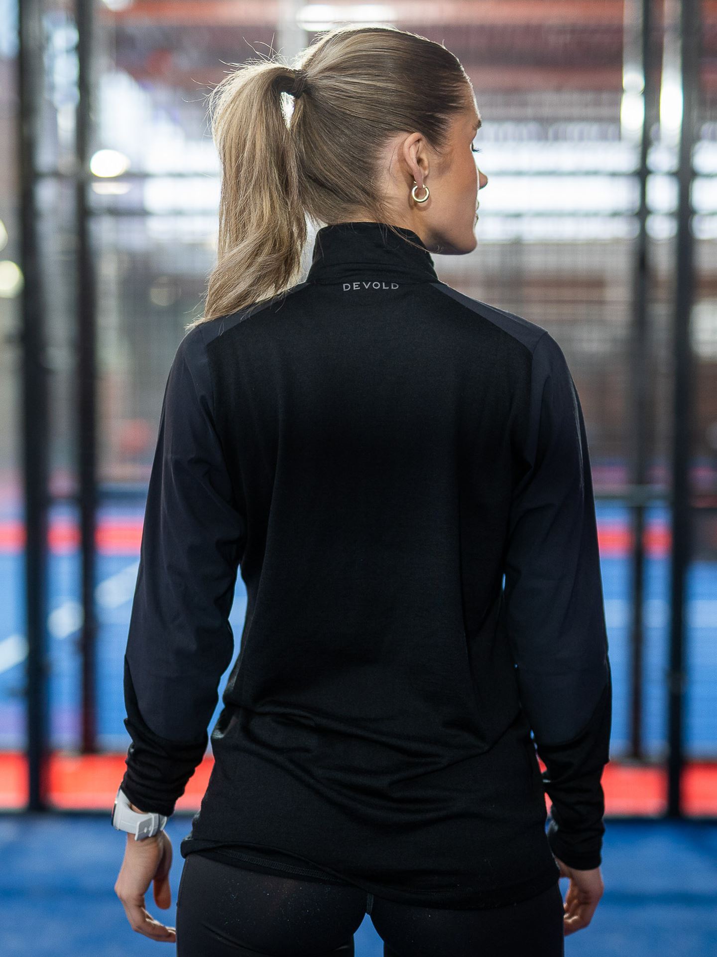 Running Cover Woman Zip Neck