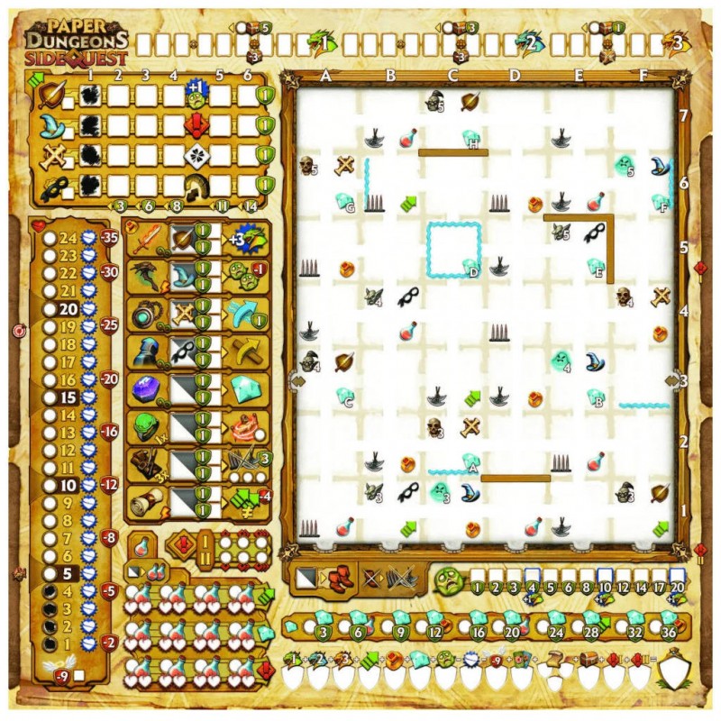 Paper dungeons - Side quest