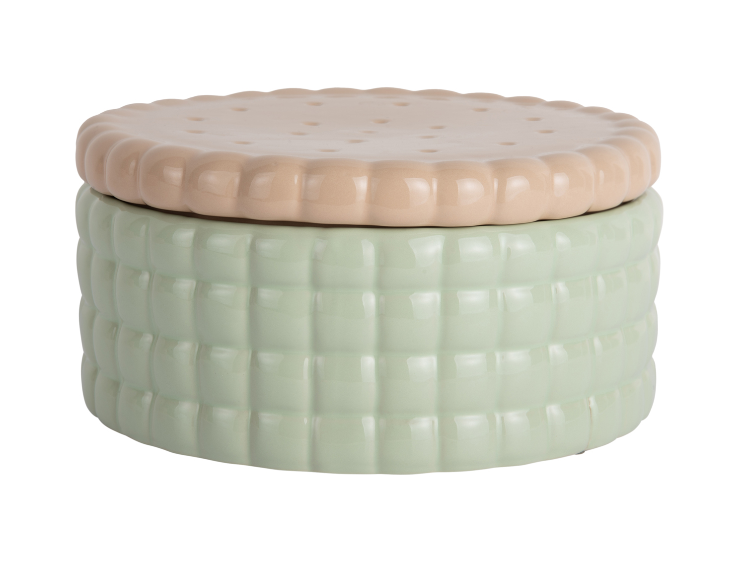 Voorraadpot Biscuit Box groot zachtgroen