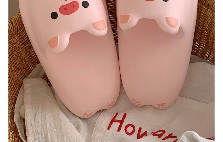 Honkizz - Pantoffels met varkensprint