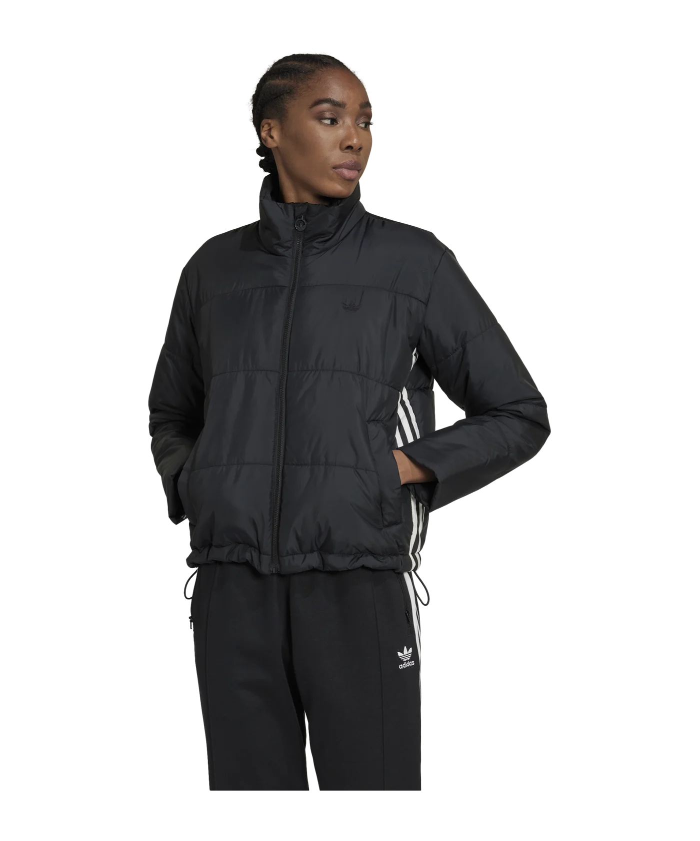 adidas Originals Puffer Winterjacke Damen Schwarz