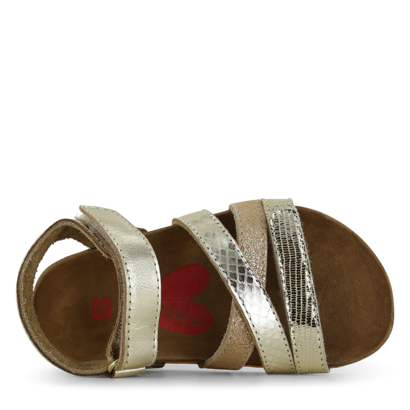 Shoesme goldene Sandale