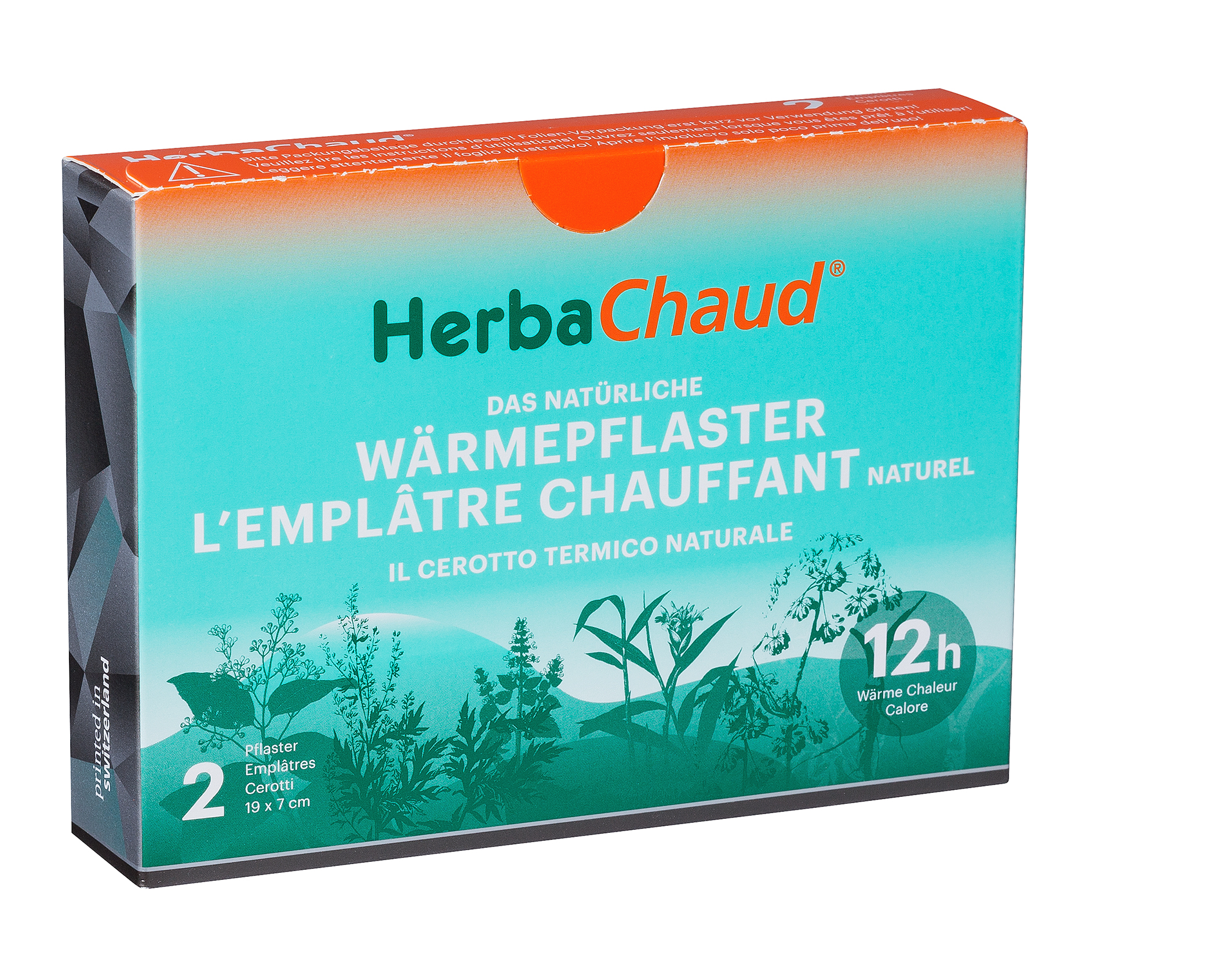 HERBACHAUD Wärmepflaster Pfl 19x7cm 2 Stk
