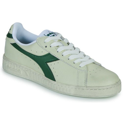 Diadora - GAME L LOW WAXED - Blanc / Vert