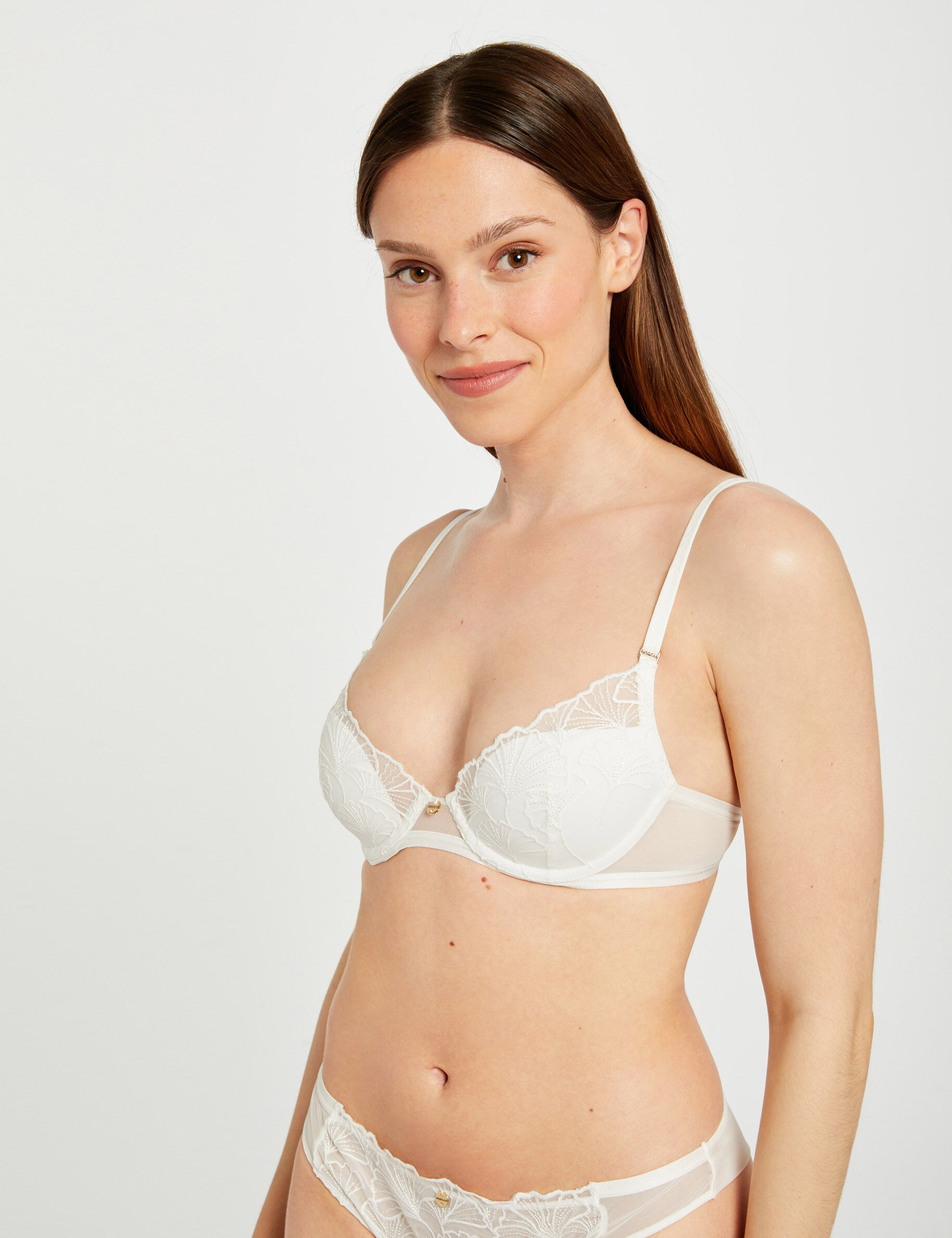 Soutien-gorge coques ivoire femme - ivoire
