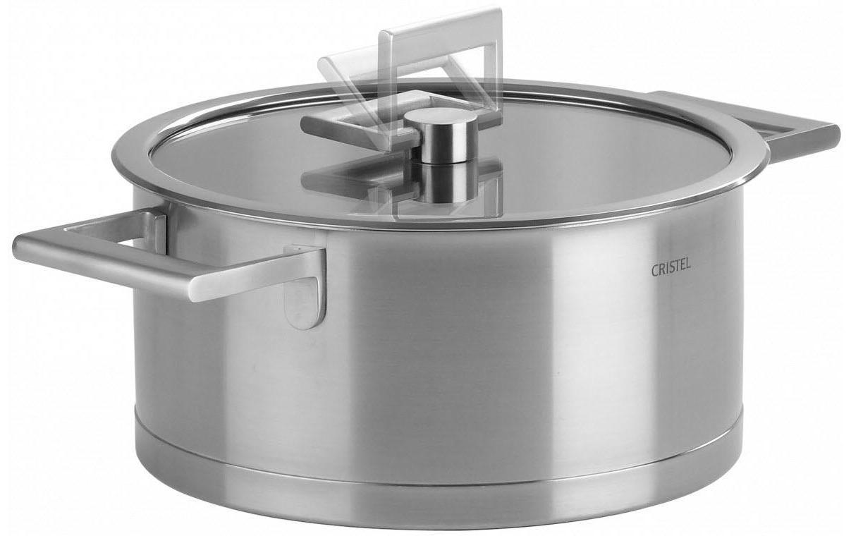 Kochtopf Strate 22 cm<br>Edelstahl Fleischtopf mit Deckel