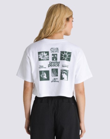 Vans Preference Relax Crop SS White