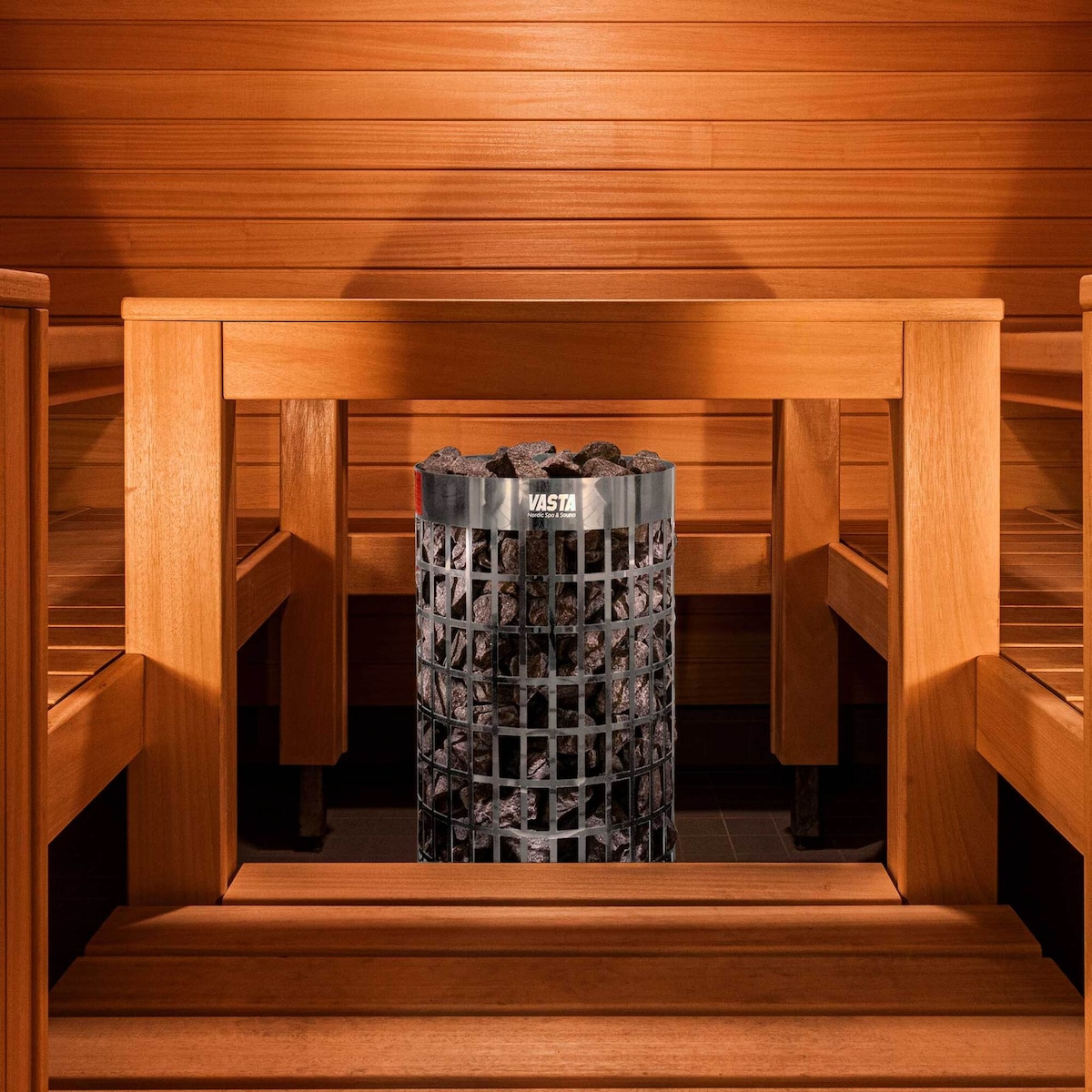 Vasta Elektrisk Badstuovn Ignite 8kw, fast kontroll, 7-12m3, stål