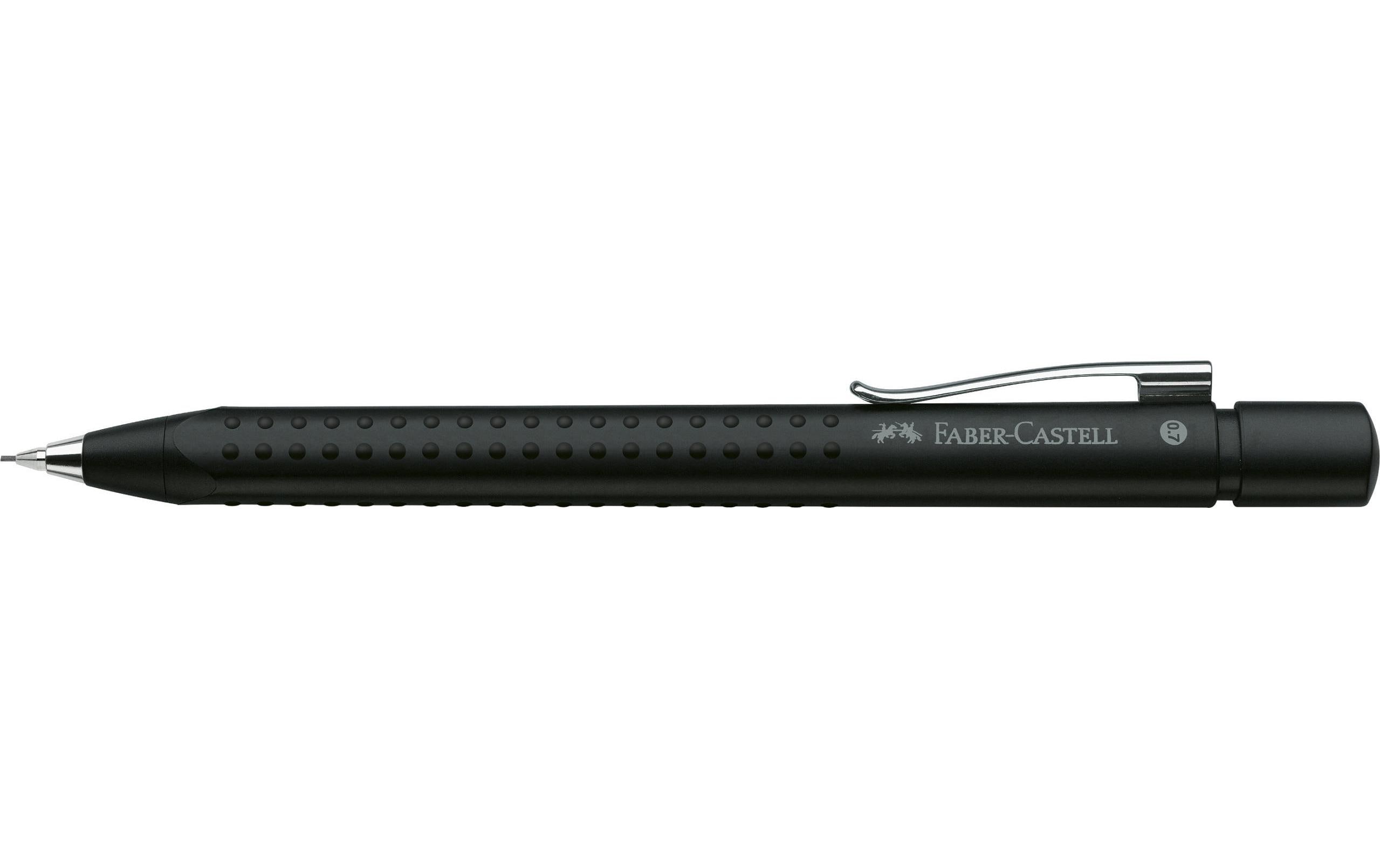 Minenbleistift Grip 2011 0.7 mm, SchwarzDruckbleistift mit Radiergummi